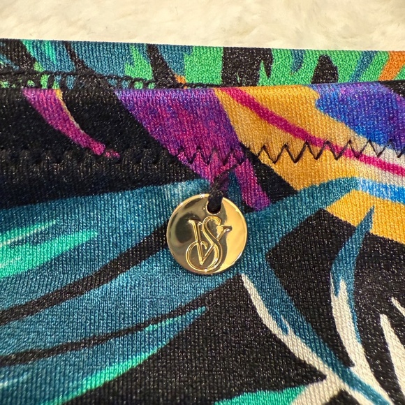 New! Victoria's Secret Black Palm Bikini Set 45580 - Picture 12 of 15